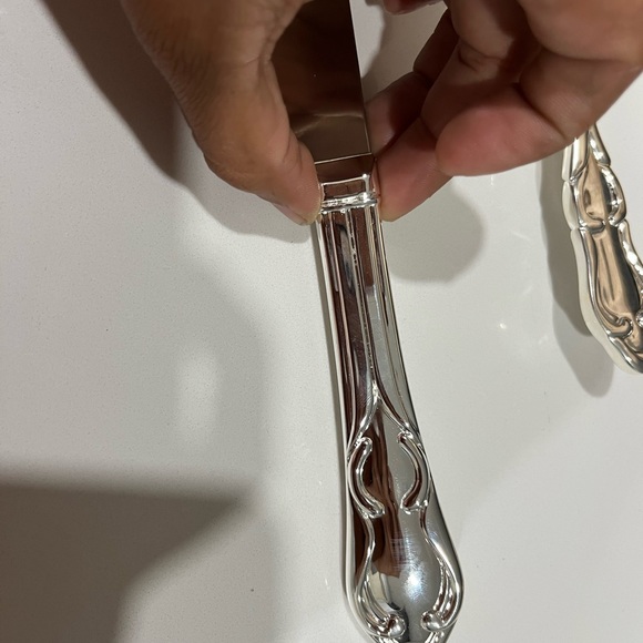 Wedding Knife and Server Set silver - Picture 4 of 6